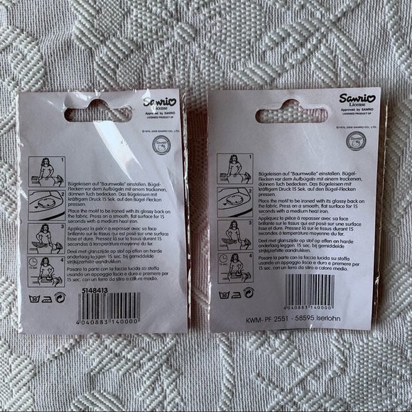 SANRIO Hello Kitty Iron Ons by Sanrio - Picture 4 of 4